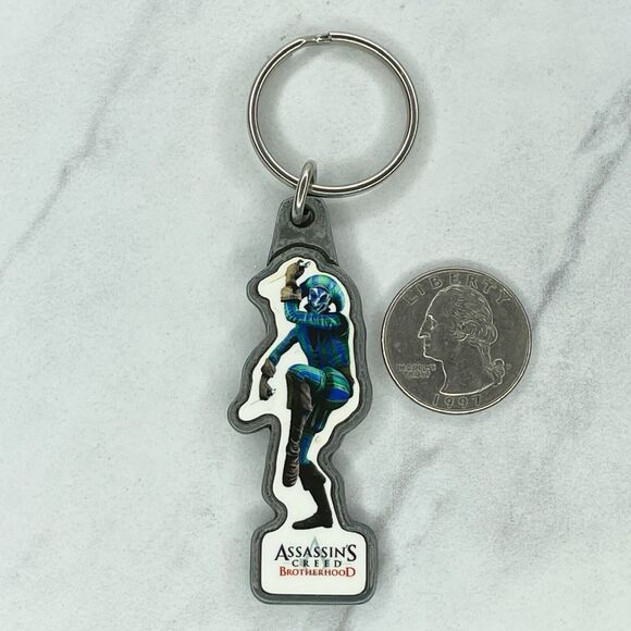 Assassin's Creed Brotherhood Keychain Keyring - Picture 1 of 7